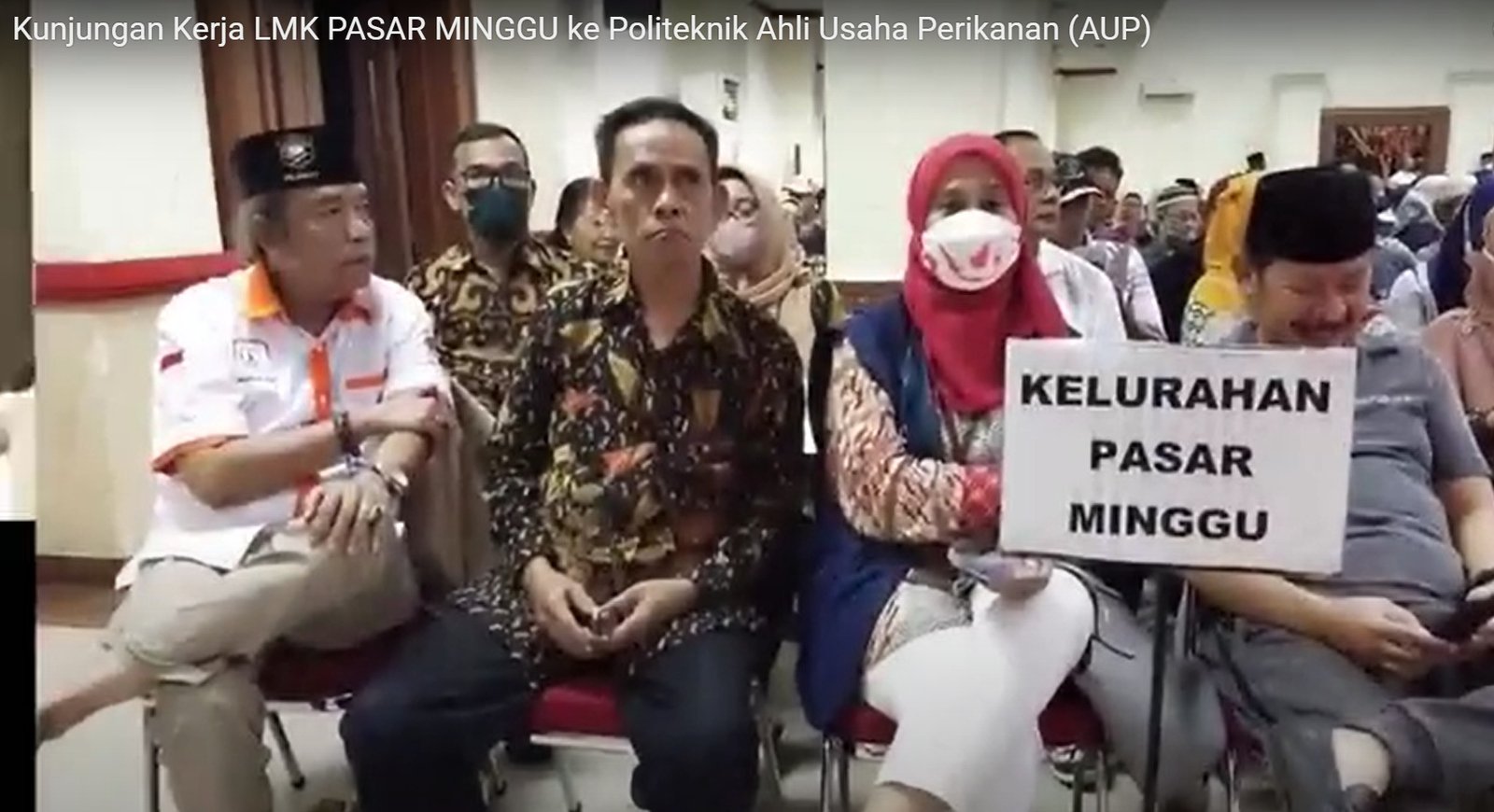 Kunjungan Kerja LMK PASAR MINGGU ke Politeknik Ahli Usaha Perikanan (AUP)